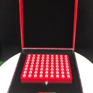 Christian Louboutin Red and Silver Lipstick Set